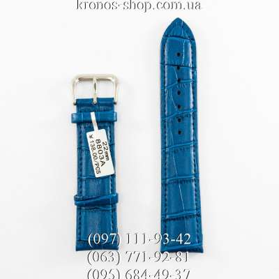 Ремешок для часов SFT Classic Croco Blue (16х14 мм)